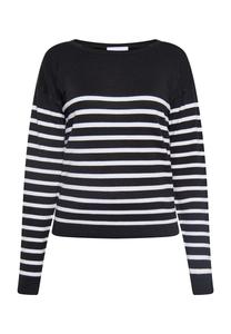 Тонкий вязаный свитер usha BLUE LABEL Sweater, черный