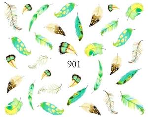 Водные наклейки для ногтей - №901, Raisin