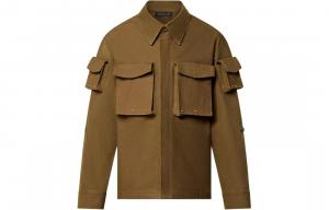 Куртка мужская Louis Vuitton с внешними карманами, коричневый