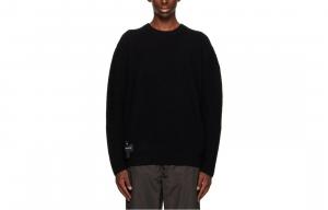 Moncler Мужской свитер, черные, с круглым вырезом, средней толщины, другие