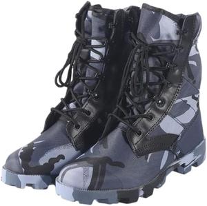 Мужские походные ботинки для активного отдыха, пустынные, военные, для любителей джунглей и бездорожья, высокие походные ботинки Azttoztto, синий