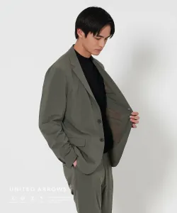 Пиджак UA COZY Light Pertex однобортный - эластичный в двух направлениях, пригодна для стирки United Arrows, цвет Olive