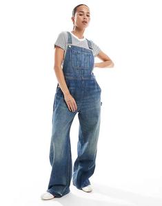 Классический комбинезон Tommy Jeans средне-синего цвета