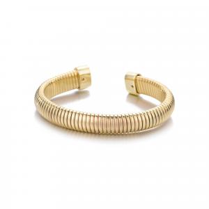 Браслет Omega Coil с покрытием из 14-каратного золота Adornia, золотой