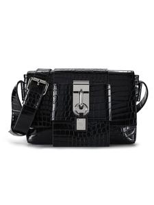 Сумка через плечо 25 см черного цвета Replay