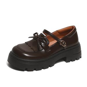 GULIA Платформенные туфли Мэри Джейн для женщин Мэри Браун, цвет Mary Brown