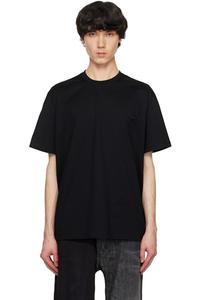 Футболка с логотипом из черного перламутра на спине WOOYOUNGMI