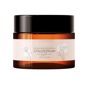 Легкий восстанавливающий и питательный антивозрастной крем для лица на день, 50 мл Mycode Beauty Colostrum