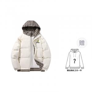 Пуховая куртка, унисекс Fido Dido, экрю (comes with sweatshirt)