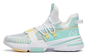 Баскетбольные кроссовки Craze 1 мужские, среднего размера, белые/зеленые Anta