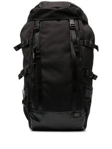 Porter-Yoshida & Co. рюкзак с нашивкой-логотипом и пряжками, черный