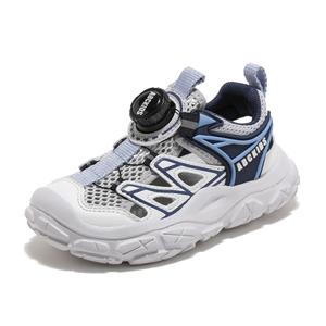 Нескользящие, легкие, амортизирующие, низкие повседневные кроссовки для детей ABC KIDS, бежевый/синий