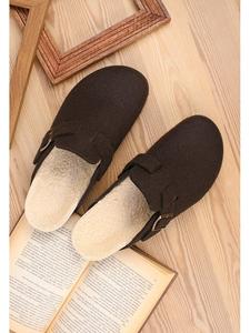 Billowy Коричневые деревянные сабо