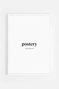 Деревянная рамка для фотографий Postery, 70x100 см, белый