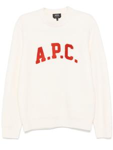 A.P.C. свитер Joshua, белый