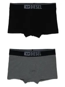 Комплект из трех боксеров с логотипом Diesel Kids, черный