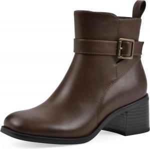 Женские ботильоны WHITE MOUNTAIN с узким голенищем и блок-каблуком