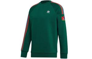 Толстовка мужская зеленая Adidas Originals, зеленый
