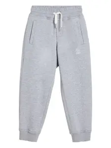 Брюки с кулиской Brunello Cucinelli Kids, серый