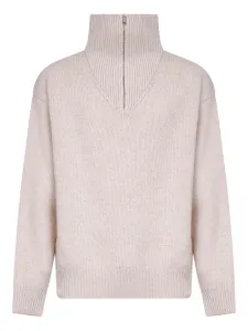 Свитер с застежкой-молнией на вороте AUTRY, нейтральный