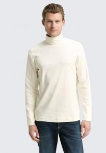 Топ TOM TAILOR Long sleeved top, Gardenia White/White