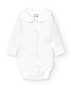 Комплект из 2 детских боди с открытым передом и V-образным вырезом Babidú, белый