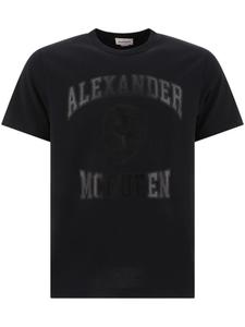 Alexander McQueen футболка с логотипом, черный