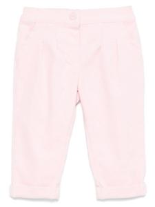 Moschino Kids вельветовые брюки, розовый