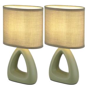 Настольная лампа, керамическая, зеленая Globo Lighting, зеленый