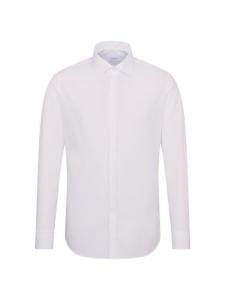 Смокинг в форме рубашки с длинными рукавами Seidensticker, белый