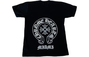 Футболка унисекс черная Chrome Hearts, черный