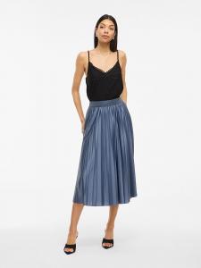 Vila Плиссированная юбка "Винитбан" синего цвета