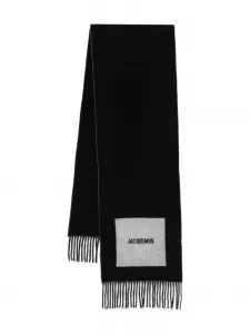 L'écharpe Rond Carré scarf JACQUEMUS, черный