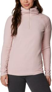 Толстовка Columbia Womens Glacial Iv Half Zip, Dusty Pink
