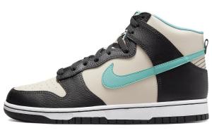 Кроссовки Nike Dunk High Emb Beige Black Washed Teal