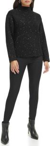 Женский свитер Calvin Klein с длинным рукавом и пайетками, Black