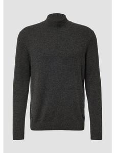 Вязаный свитер цвета 9898_темно-серый s.Oliver