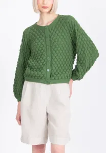 Кардиган с узором из ткани Ivko, Green