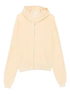 Хлопковая толстовка с капюшоном на молнии Aya Muse, желтый