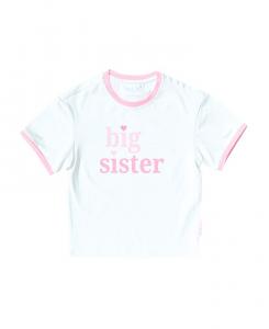 Футболка "Старшая сестра" для девочек - малыши, дети постарше Bits & Bows, розовый