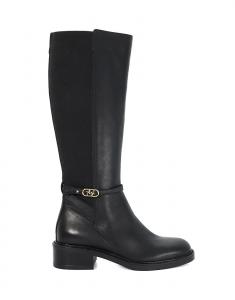 Сапоги Tias черного цвета до колена Dune London