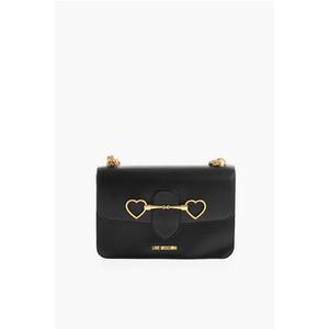 Сумка через плечо LOVE с цепочкой и зажимом Moschino, Black