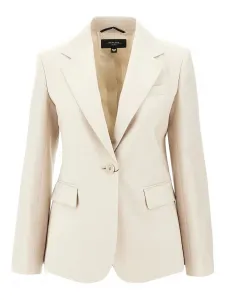 Блейзер с лацканами Weekend Max Mara, нейтральный