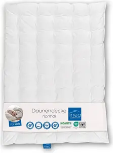 Пуховое одеяло LINEA , стандартный размер, 90% пух / 10% перо, белое, 100x135 Böhmerwald