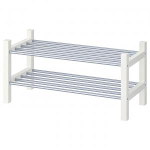 Полка для обуви, белая, 79x32x37 см, TJUSIG IKEA