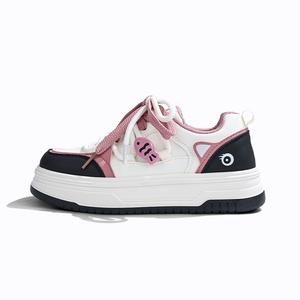 RENBEN Легкие, увеличивающие рост, нескользящие, низкие кроссовки для скейтбординга, женские, белые, черные