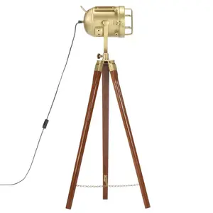 Торшер Vidaxl, коричневый