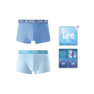 Edge Color 3.0 трусы подарочная коробка мужские 2 шт Lee, светло-голубой