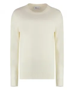 Кашемировый шелковый вязаный свитер The (Alphabet), бежевый