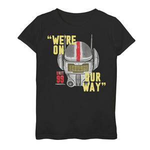 Футболка с рисунком «Звёздные войны: Плохая партия 99» для девочек 7–16 лет «Мы уже в пути» Star Wars